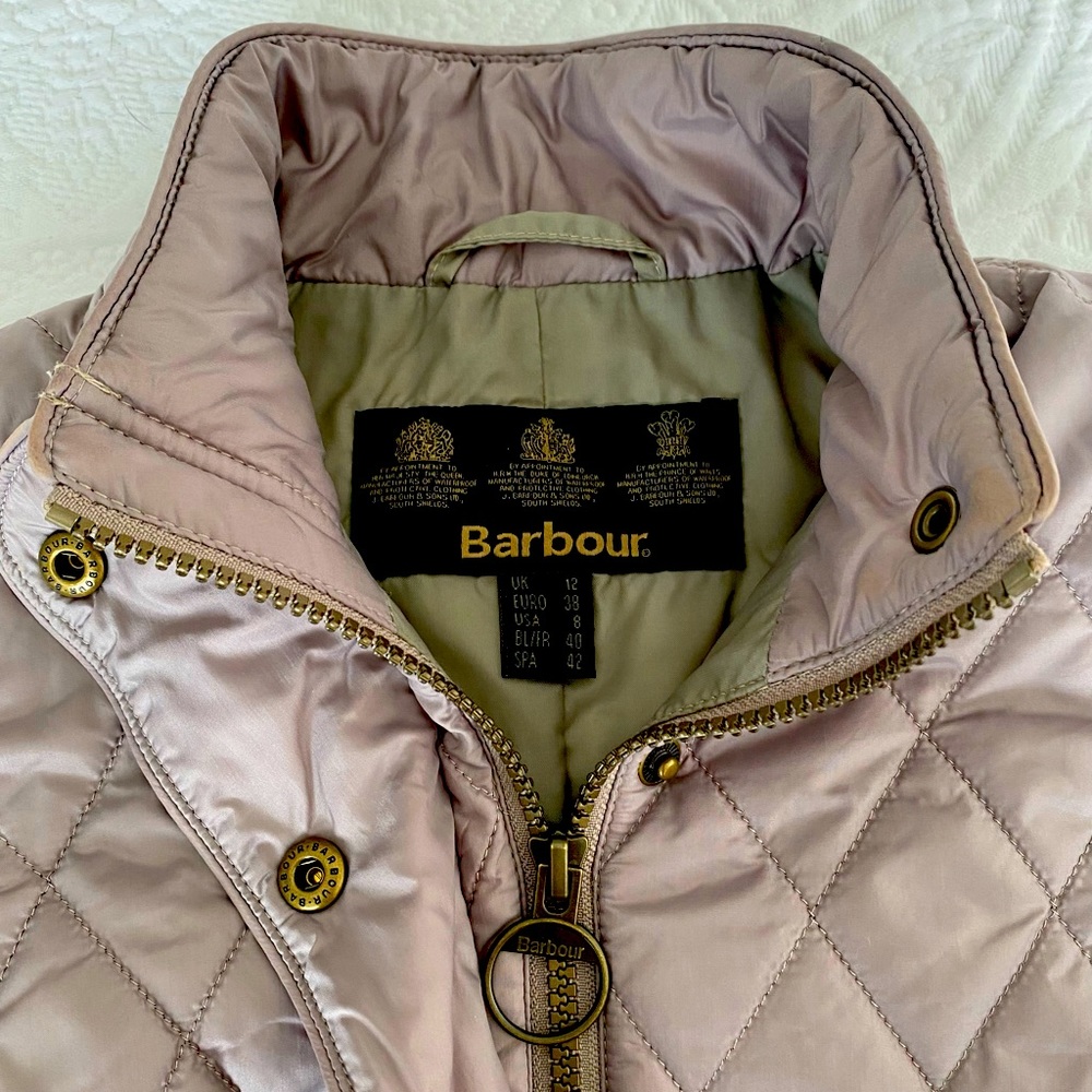 Barbour Flyweight Cavalry Quilted Jacket US size 8
